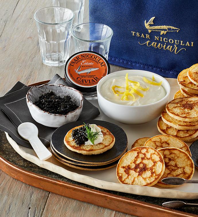Tsar Nicoulai Estate Caviar Gift Set